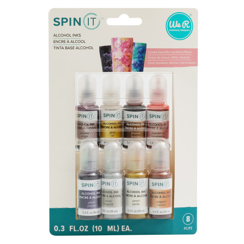 2 Pack - We R Spin It Alcohol Ink 9/Pkg-Neutrals - 5A002NYY-1GQRN - 633356614999