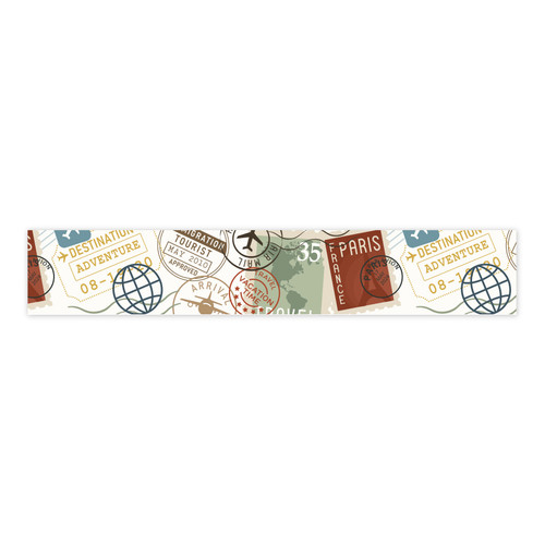 3 Pack - Echo Park Time To Travel Washi Tape-Destination Stamps - 5A003HTB-1HD22 - 810208642557