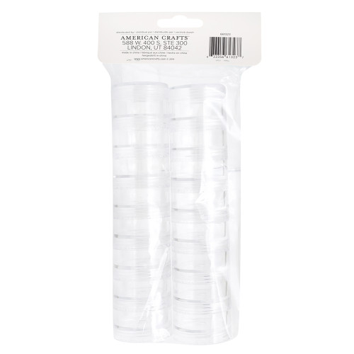 3 Pack - We R Screw Stack Jars 16/Pkg Small-1.125"X1.5" - 5A002QJZ-1GRZQ