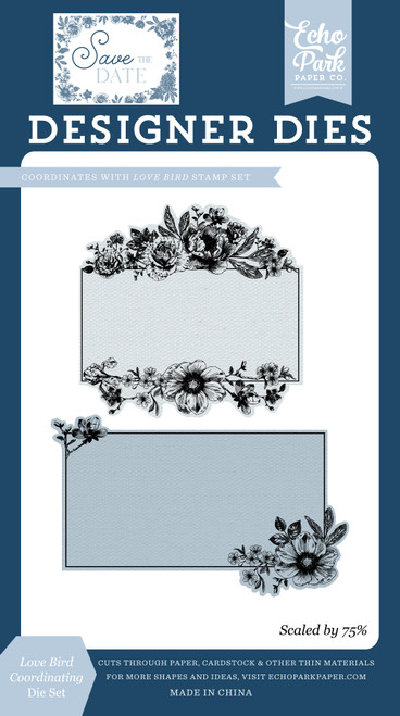 Echo Park Save The Date Die Set-Love Bird Coordinating Die Set - 5A003J18-1HD7N - 810208645923