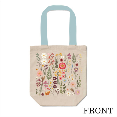 Echo Park Tote Bag-Pressed Floral - 5A003HYW-1HD7X - 810192592159