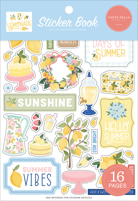 Carta Bella Sticker Book-Lemonade - 5A003HXX-1HD37 - 810208641215