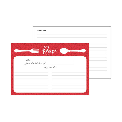 Echo Park Recipe Cards 4"X6"-Farmhouse Kitchen - 5A003HV5-1HD3D