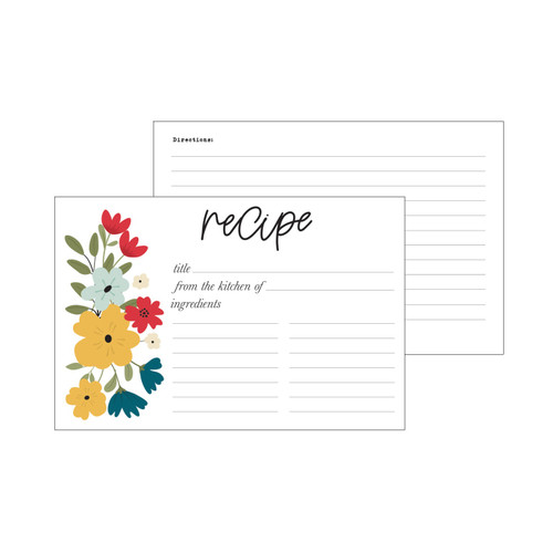Echo Park Recipe Cards 4"X6"-Farmhouse Kitchen - 5A003HV5-1HD3D