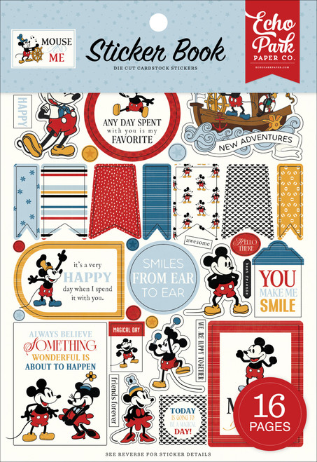 Echo Park Sticker Book-Mouse And Me - 5A003HLT-1HCVS - 810192599004