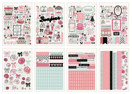 Carta Bella Sticker Book-French Girl - 5A003HR1-1HCVQ Carta Bella Sticker Book-French Girl - 5A003HR1-1HCVQ