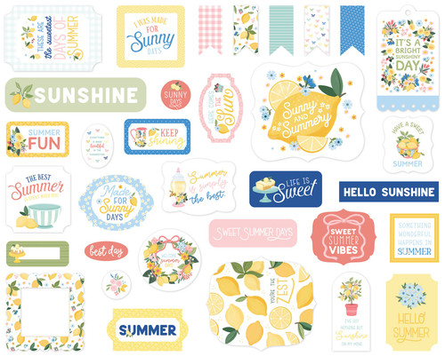 Carta Bella Ephemera-Lemonade - 5A003HW1-1HCZW