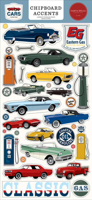 Carta Bella Double-Sided Paper Pad 6"X6"-Cars - 5A003HM6-1HCW4 - 810192598687 Carta Bella Double-Sided Paper Pad 6"X6"-Cars - 5A003HM6-1HCW4 - 810192598687