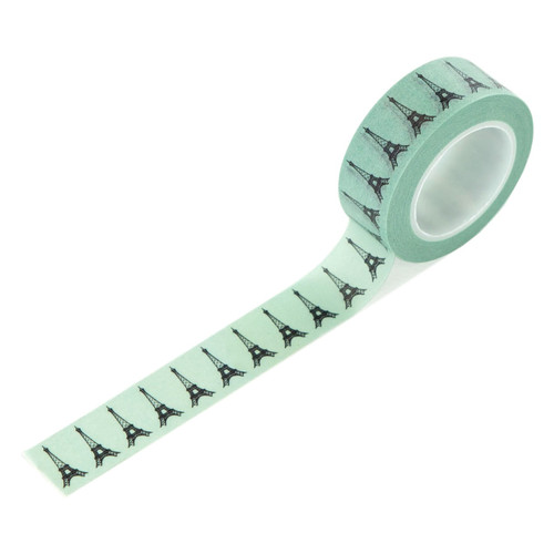 Carta Bella French Girl Washi Tape-Eiffel Tower - 5A003HLP-1HCWB - 810192599271 Carta Bella French Girl Washi Tape-Eiffel Tower - 5A003HLP-1HCWB - 810192599271