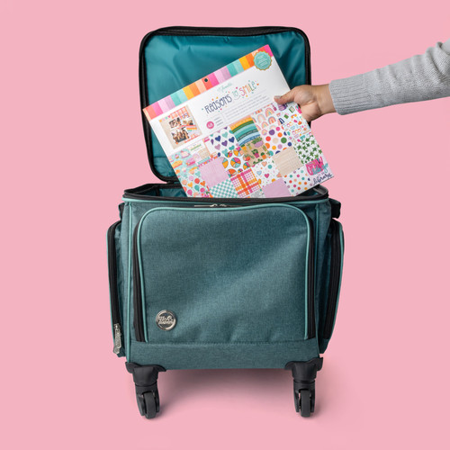 We R Crafter's 360 Degree Rolling Craft Storage Bag-Mint - 5A002J7B-1GKR5