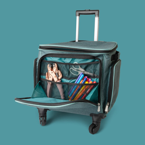 We R Crafter's 360 Degree Rolling Craft Storage Bag-Mint - 5A002J7B-1GKR5
