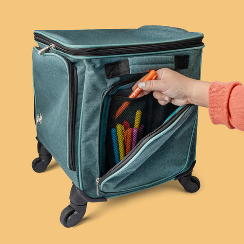 We R Crafter's 360 Degree Rolling Craft Storage Bag-Mint - 5A002J7B-1GKR5