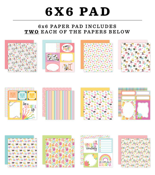 Echo Park Double-Sided Paper Pad 6"X6"-Craft Room - 5A003HLX-1HCXQ Echo Park Double-Sided Paper Pad 6"X6"-Craft Room - 5A003HLX-1HCXQ