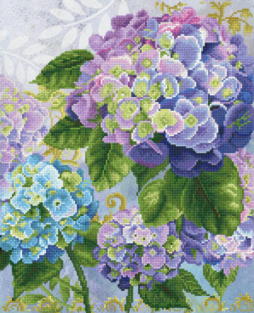 Diamond Dotz Diamond Facet Art Kit 20"X16"-Hydrangea Garden - 5A002JZP-1GLJ5