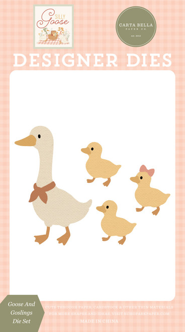 Carta Bella Silly Goose Die Set-Goose And Goslings - 5A003HLR-1HCYF - 810192599547