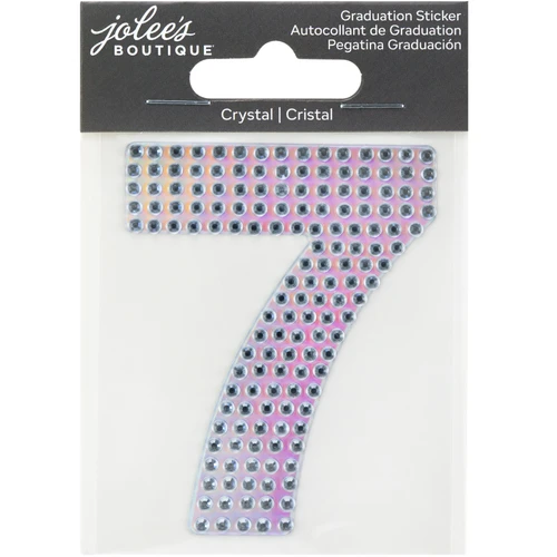 Jolee's Number Sticker-#7 Crystal - 5A003HKW-1HCS8 - 191648189827