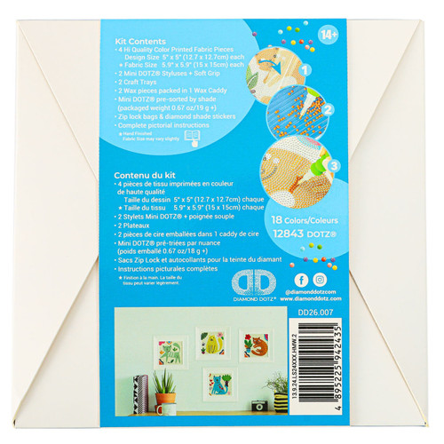 Diamond Dotz Mini Dotz Diamond Art Kit 5"X5"-I Love Cats - 5A0030VN-1H2C3