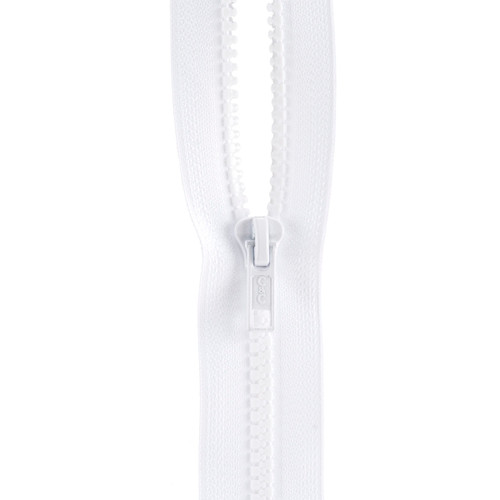 Coats Sport Separating Zipper 16"-White - F43 16-1 - 073650320101