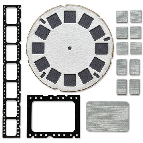 Sizzix Thinlits Dies By Tim Holtz 15/Pkg-Vault Picture Show - 666602