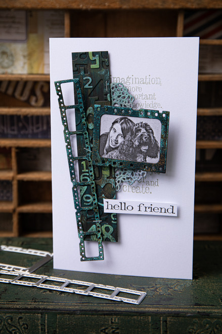 Sizzix Thinlits Dies By Tim Holtz 15/Pkg-Vault Picture Show - 666602