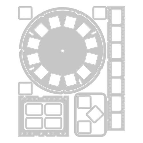 Sizzix Thinlits Dies By Tim Holtz 15/Pkg-Vault Picture Show - 666602