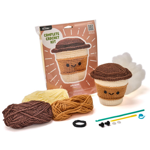 Bucilla Amigurumi Kit - Cool Beans-4"X4.25"X4" - 5A003GJF-1HBL7 - 046109492728