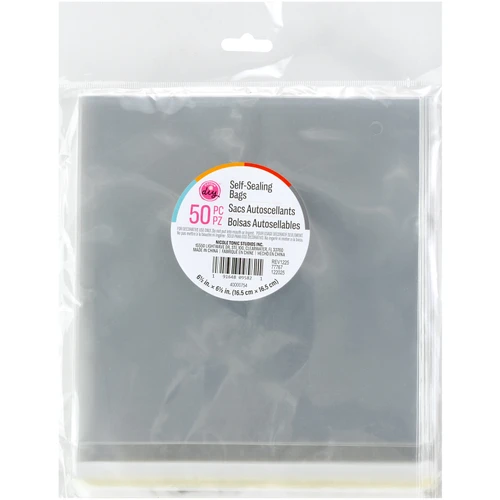 CousinDIY Self-Sealing Bags 50/Pkg-6.5"x6.5" - 40000754 - 191648095821