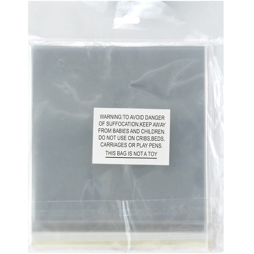 CousinDIY Self-Sealing Bags 50/Pkg-6.5"x6.5" - 40000754