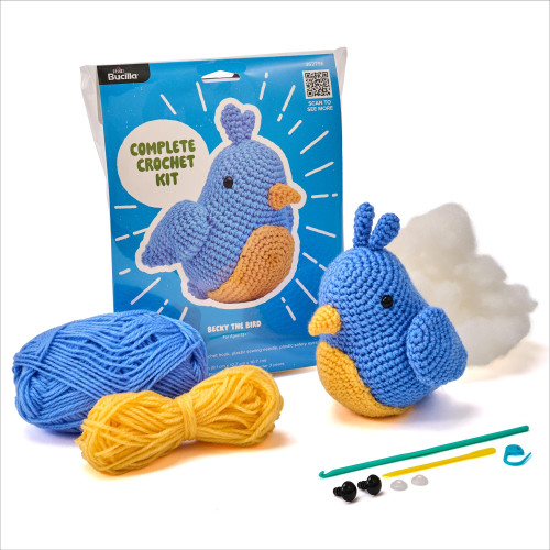 Bucilla Amigurumi Kit - Becky The Bird-3.62"X5"X4.25" - 5A003GJ9-1HBKT - 046109362793