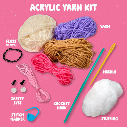 Bucilla Amigurumi Kit - Better Together-4.5"X5"X2.5" - 5A003GHY-1HBL0