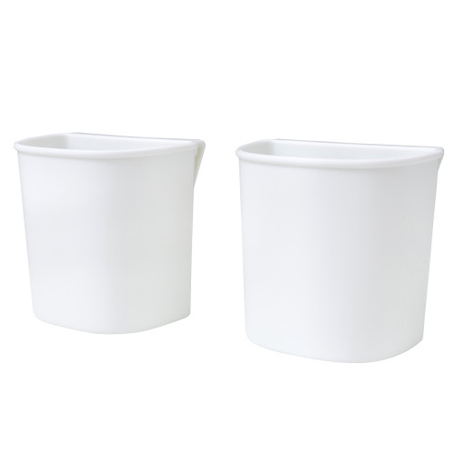 We R A La Cart Small Hanging Cups 2/Pkg-White - WR660281
