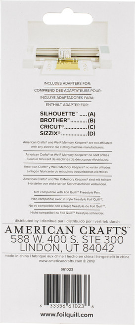 We R Foil Quill Adapter Kit-4/Pkg - WR661023