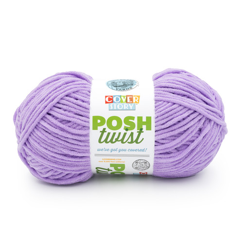 2 Pack - Lion Brand Cover Story Posh Twist Yarn-Ube Milk Tea - 5A003HB5-1HCGC - 023032190259