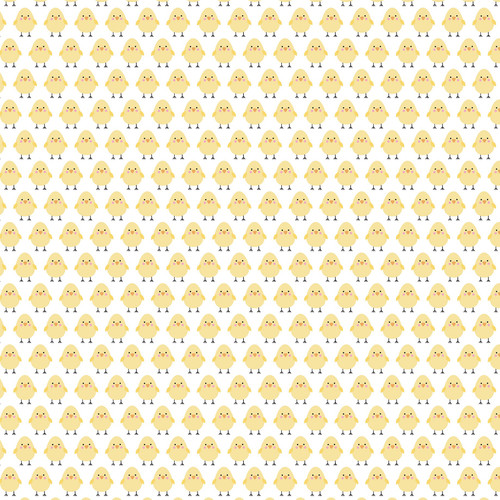 25 Pack - Echo Park Easter Basket Cardstock 12"X12"-Little Baby Chicks - 5A003HJK-1HCQN
