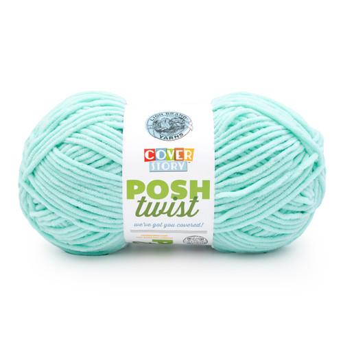 2 Pack - Lion Brand Cover Story Posh Twist Yarn-Mint Chip - 5A003HB5-1HCFL - 023032190297