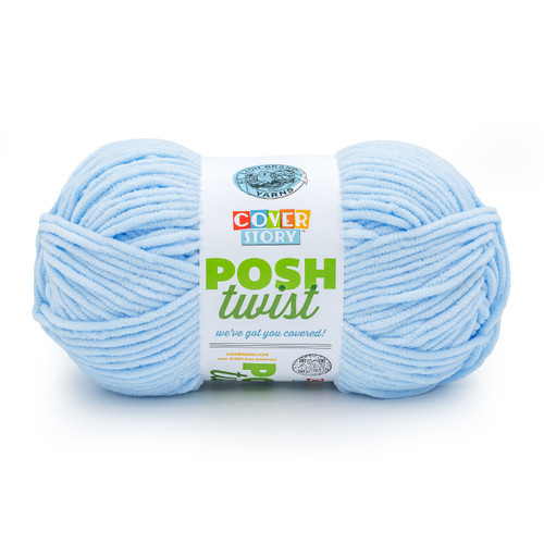 2 Pack - Lion Brand Cover Story Posh Twist Yarn-Blueberry Smoothie - 5A003HB5-1HCFM - 023032190167