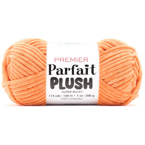 3 Pack - Premier Parfait Plush Yarn-Tangerine - 5A0036N8-1HCK0 - 840166870716