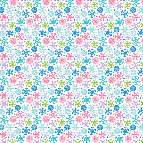 25 Pack - Snowflake Season Double-Sided Cardstock 12"X12"-Snow Storm - 5A003HBS-1HCKD - 810176551646