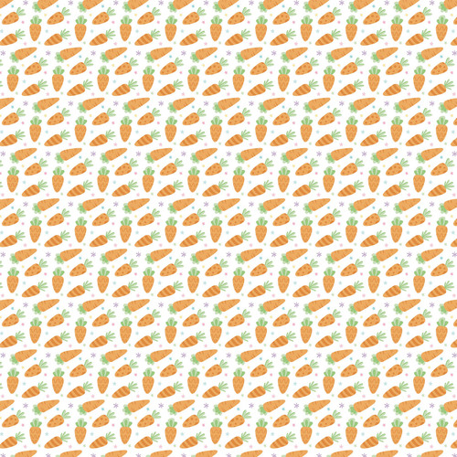 25 Pack - Echo Park Easter Basket Cardstock 12"X12"-Fresh Carrots - 5A003HJK-1HCMG