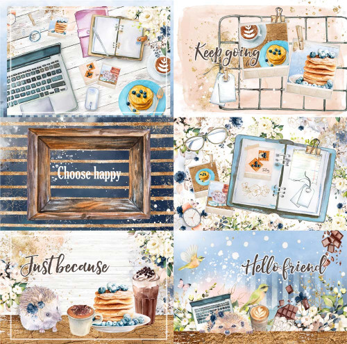 25 Pack - Memory Place Hello Cardstock 12"X12"-5 - 5A003H9G-1HCF1