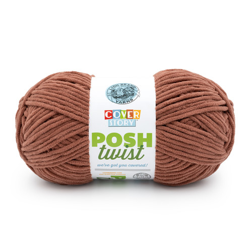 2 Pack - Lion Brand Cover Story Posh Twist Yarn-Brown Butter - 5A003HB5-1HCGH - 023032190198