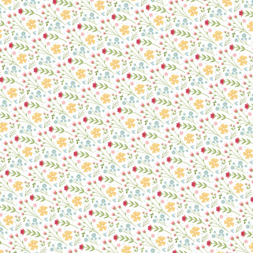 25 Pack - Echo Park In Full Bloom Cardstock 12"X12"-Market Flowers - 5A003HGC-1HCN7