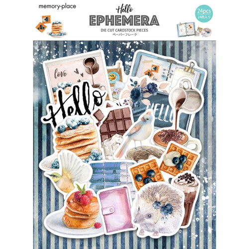 3 Pack - Memory Place Ephemera Carstock Die-Cuts-Hello - 5A003H8S-1HCF5 - 4582248618538