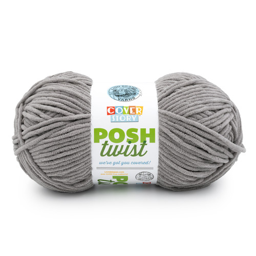 2 Pack - Lion Brand Cover Story Posh Twist Yarn-Truffle - 5A003HB5-1HCFZ - 023032190211