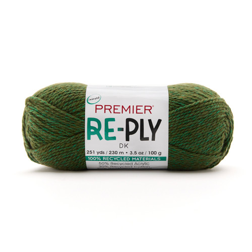 3 Pack - Premier Re-Ply Yarn-Green - 5A003G3L-1H9YW - 840166867105