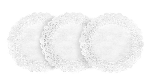 3 Pack - Hygloss Paper Lace Doilies Round 6" 36/Pkg-White - 5A003CM9-1H8XT