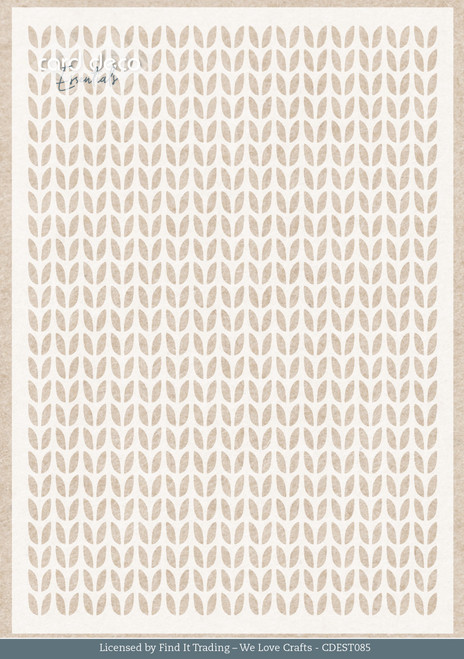 3 Pack - Find It Trading Card Deco Essentials Stencil-Gnomie Pattern A5, Gnomie Holidays - 5A003G41-1H9ZZ - 8718715154155