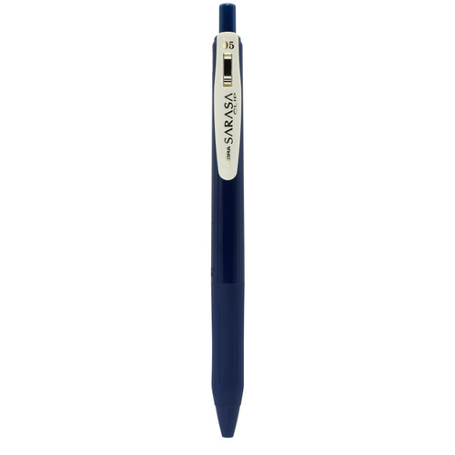 6 Pack - Zebra Sarasa Clip Vintage Gel Retractable Pen-Dark Blue - 5A003GCY-1HBD7 - 045888478602