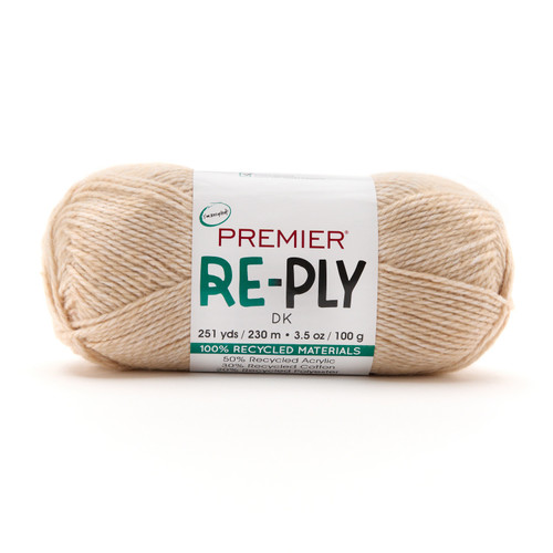 3 Pack - Premier Re-Ply Yarn-Beige - 5A003G3L-1H9YP - 840166867006