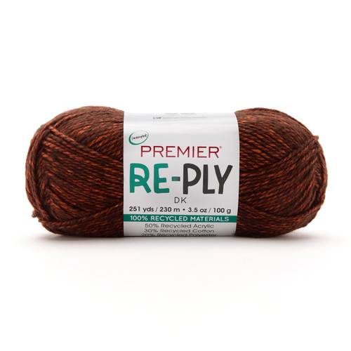 3 Pack - Premier Re-Ply Yarn-Orange - 5A003G3L-1H9YD - 840166867099